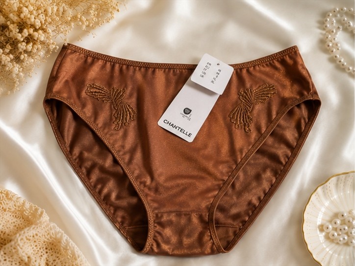 Brązowe majtki Chantelle XL - przód